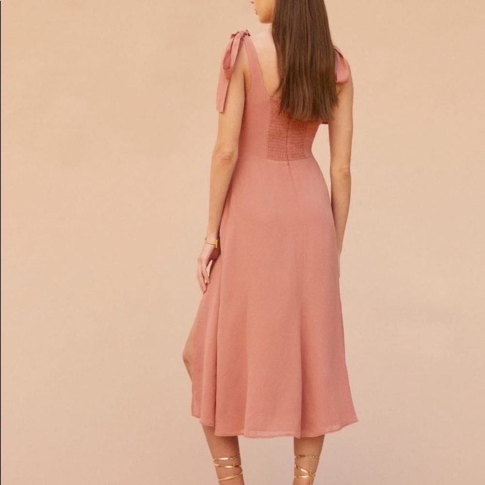 Reformation Twilight Dress  Color: Praline - Picture 4 of 10